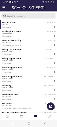 Synergy Parent Screen 2