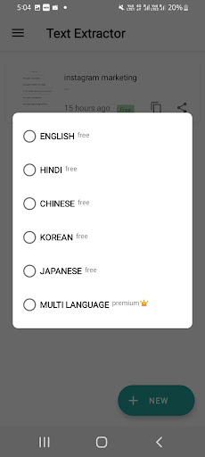 Image To Text -Picture To Text Screen 3