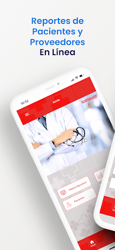 Android application Cruz Médika Instituciones screenshort