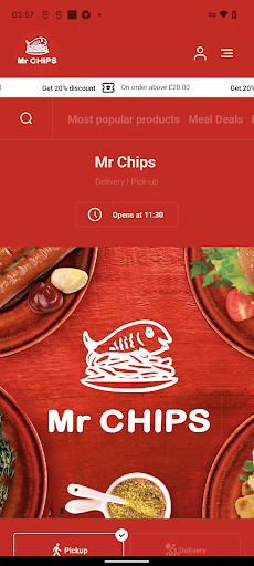 Android application Mr Chips screenshort