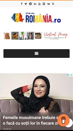 Android application StiriDinRomania.ro screenshort