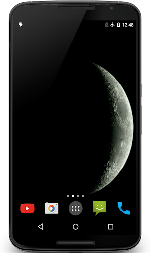 Android application Moon Video Live Wallpaper screenshort