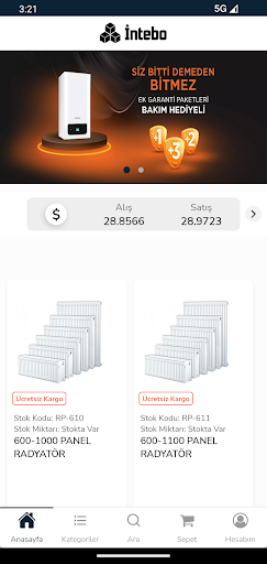 Android application İntebo screenshort