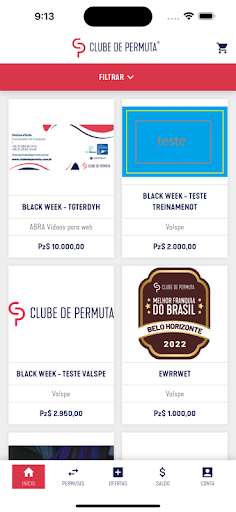 Clube de Permuta Screen 2