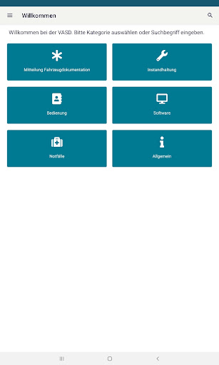 Android application Vectron Documentation (VASD) screenshort