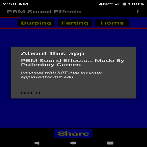 PBM Sound Effects Screen 2