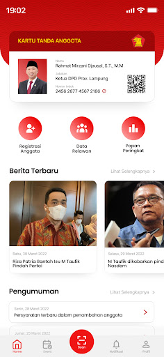 Android application SIGAP Gerindra screenshort