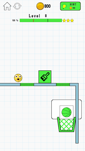 Android application Basket Colors screenshort