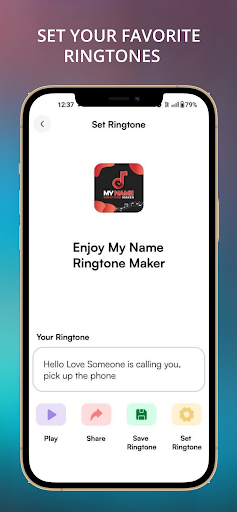 My Name Ringtone Maker App Screen 2