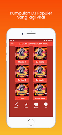 Android application DJ Cikini Ke Gondangdia Viral screenshort