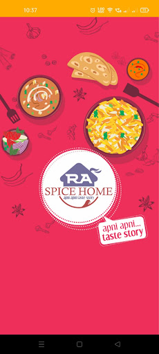 Android application RA Spice Home screenshort