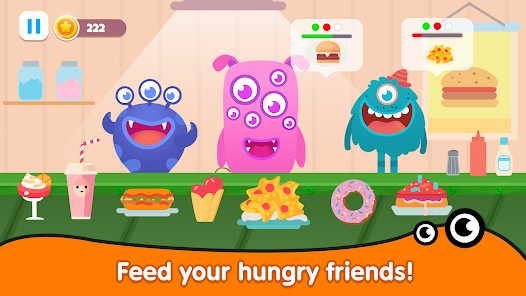 Kitchen monster games for kids 1.0.0 APK + Mod (Unlimited money) untuk android
