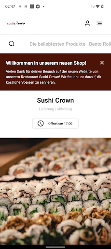 Android application Sushi Crown screenshort