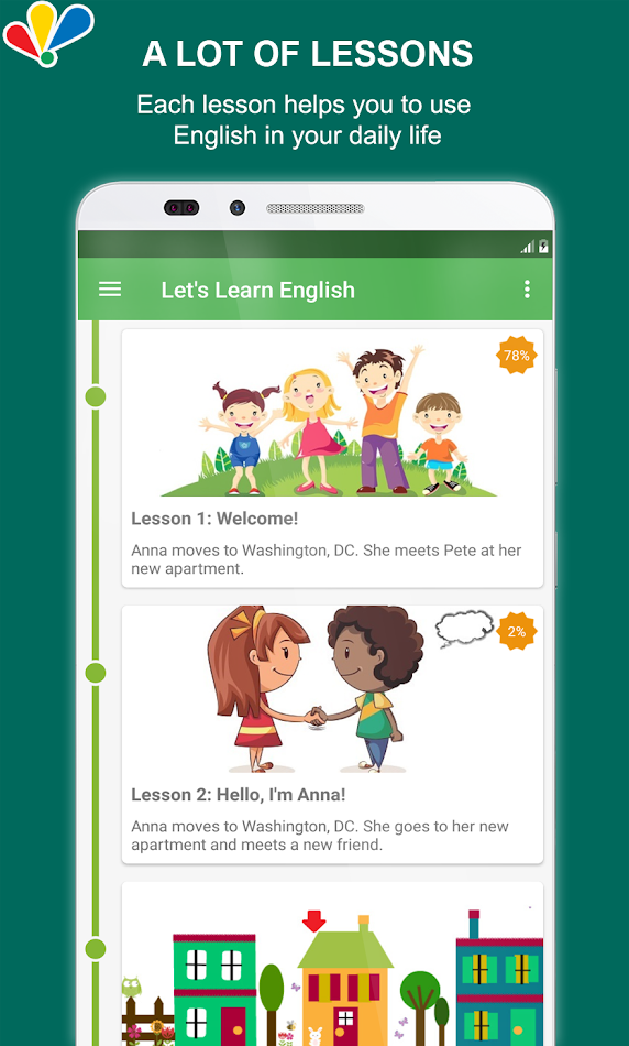 #1. English for Beginners from VOA (Android) 由: YOBIMI GROUP