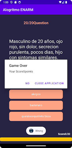 Algoritmo ENARM Screen 2