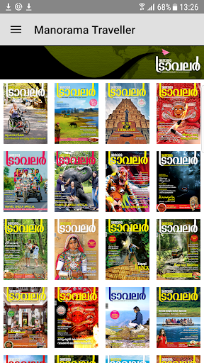 Android application Manorama Traveller screenshort