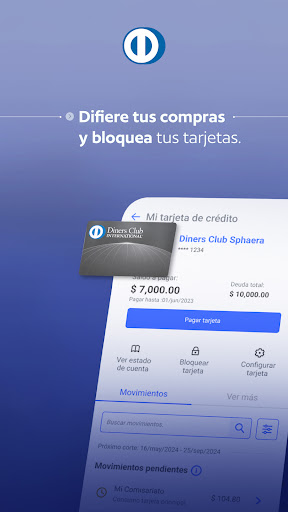 Diners Club Screen 2