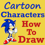 How To Draw Cartoons Character icon