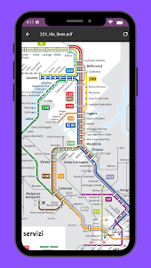 Mapa do Metrô de Milão 2023