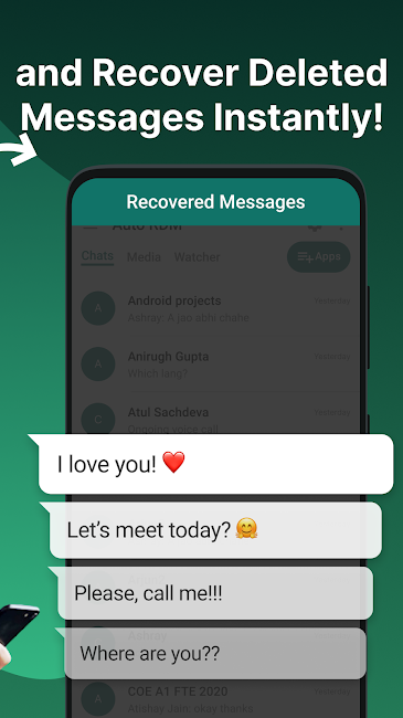 Auto RDM: Recover WA Messages APK [Premium MOD, Pro Unlocked] For Android 3