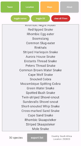 Android application Herp Distribution SA screenshort