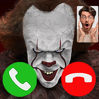 Scary Clown fake Video Call-Cl
