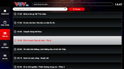 VOVTV cho TV Thông minh Screen 3