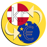 Danish krone Euro converter icon