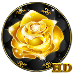 Cover Image of Baixar Golden Rose APUS Live Wallpape  APK