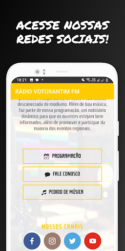 Rádio Votorantim FM Screen 3