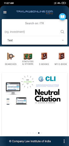 Taxlawsonline.com Mobile Screen 2
