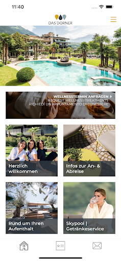 Android application Hotel Das Dorner screenshort