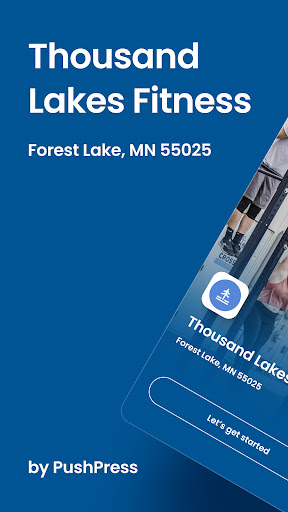 Android application Thousand Lakes Fitness screenshort