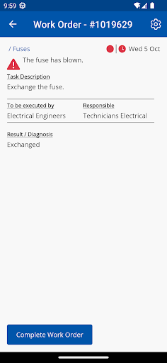 QPDC Plant Maintenance Screen 2