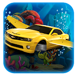 Flying Car Racing Games 3D: Submarine Games icon