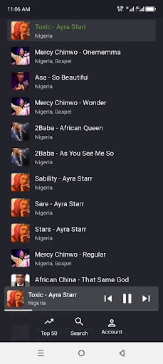 All Nigerian Music: Mp3 Songs Screen 3