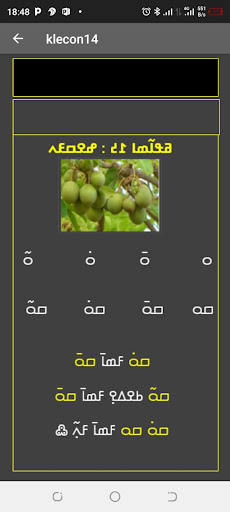 Android application Nko Apprentissage 2 screenshort