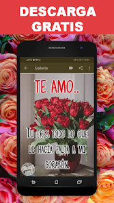 Screenshot 2 Flores y Rosas de Amor con Fra android