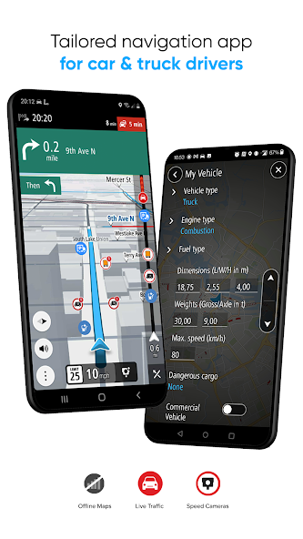 TomTom GO Navigation 3.6.100 APK + Mod (Unlimited money) untuk android