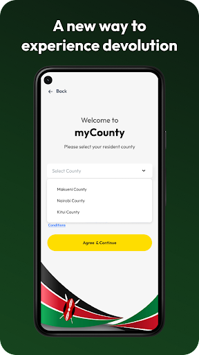 Android application MyCounty screenshort