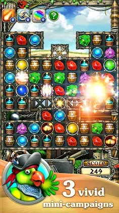 Jewellust Platinum: match 3 - Screenshot 2