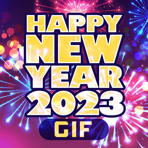 Happy New Year 2023 GIFs logo