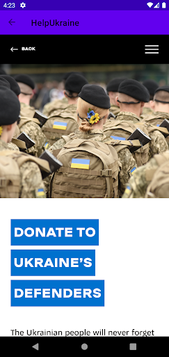 HelpUkraine Screen 3