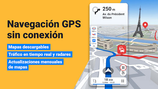 Screenshot 1 Sygic Navegador GPS y Mapas android