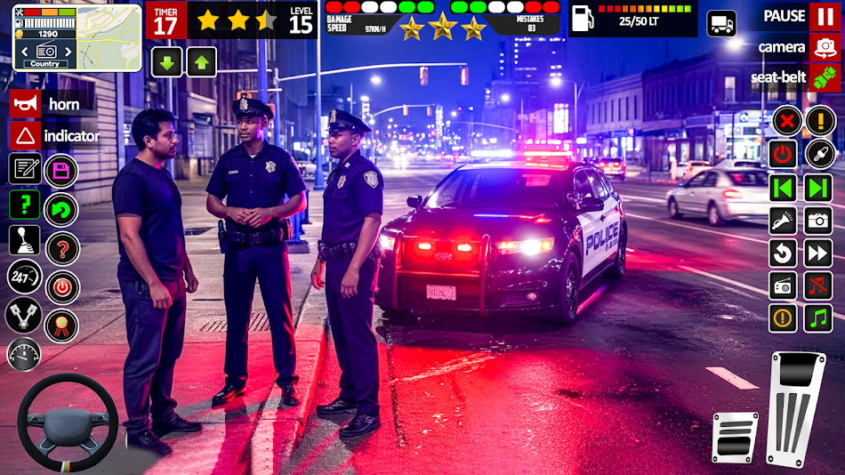 #5. Police Car Chase: Cop Games (Android) โดย: Elites Hub