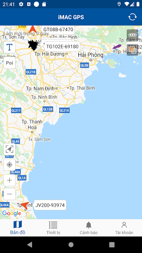 Android application iMAR GPS screenshort