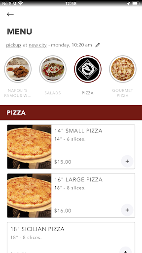 Napolis Pizza New City, NY Screen 3