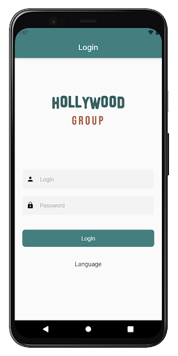 Android application Hollywood POS screenshort