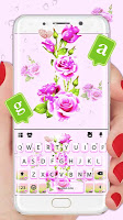 screenshot of Pink Flowers Theme