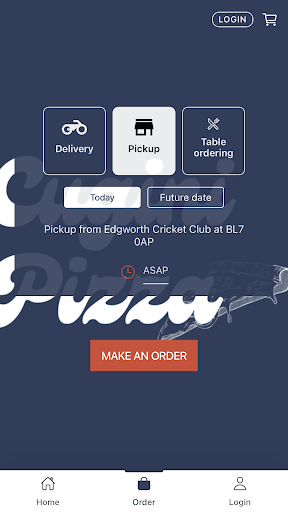 Android application Cugini Pizza screenshort